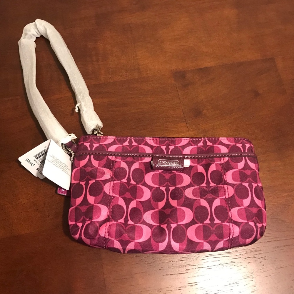 Berry Coach Wristlet